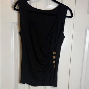 Elegant Black Sleeveless Top